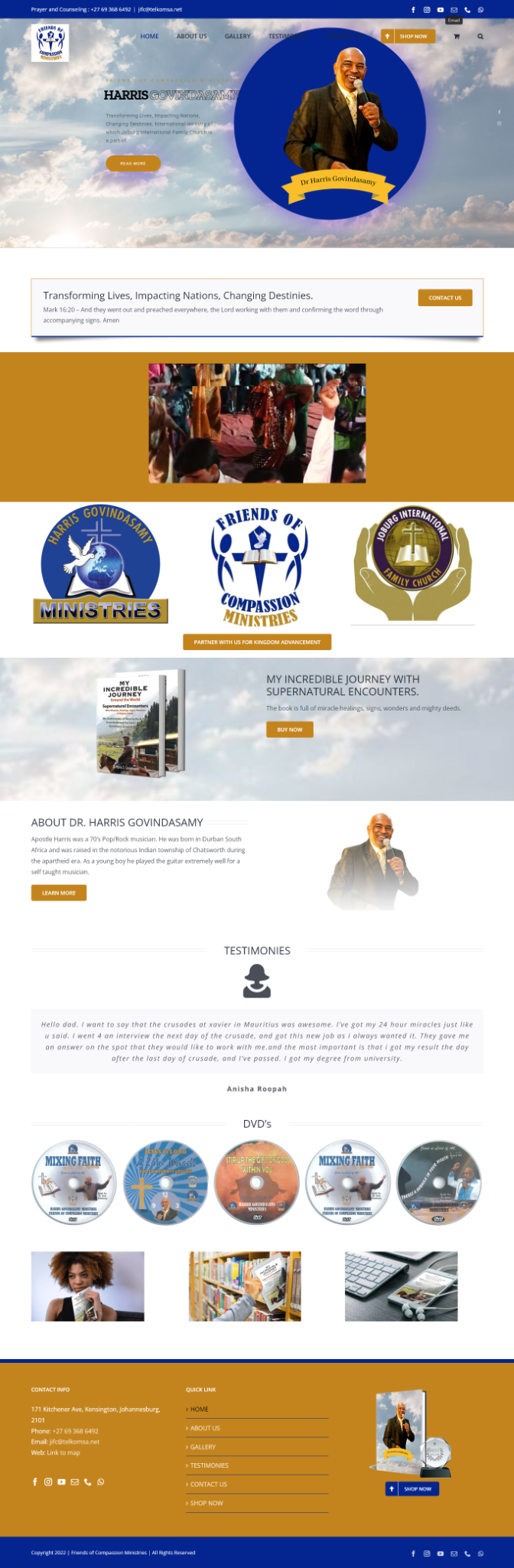 Harris Govindasamy Ministries logo